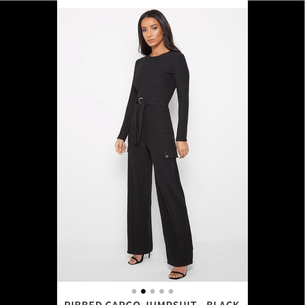 Black Ribbed Jumpsuit - Maniere DeVoir